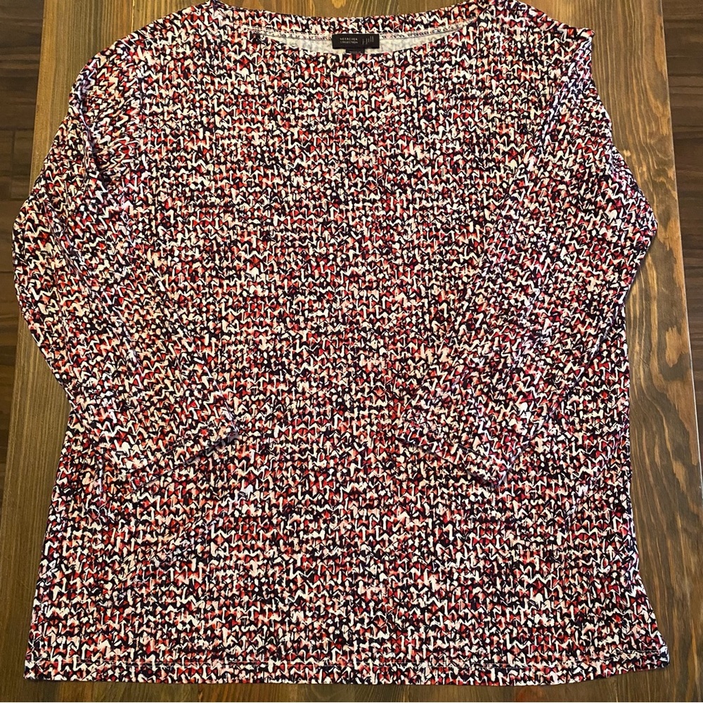 J. Jill Wherever Patterned Top
